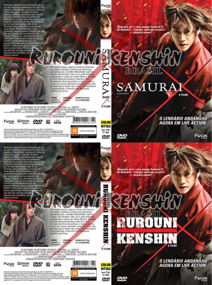 Samurai X (rurouni Kenshin) Serie Completa Blu-ray - Dublado