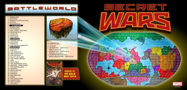Battleworld Map